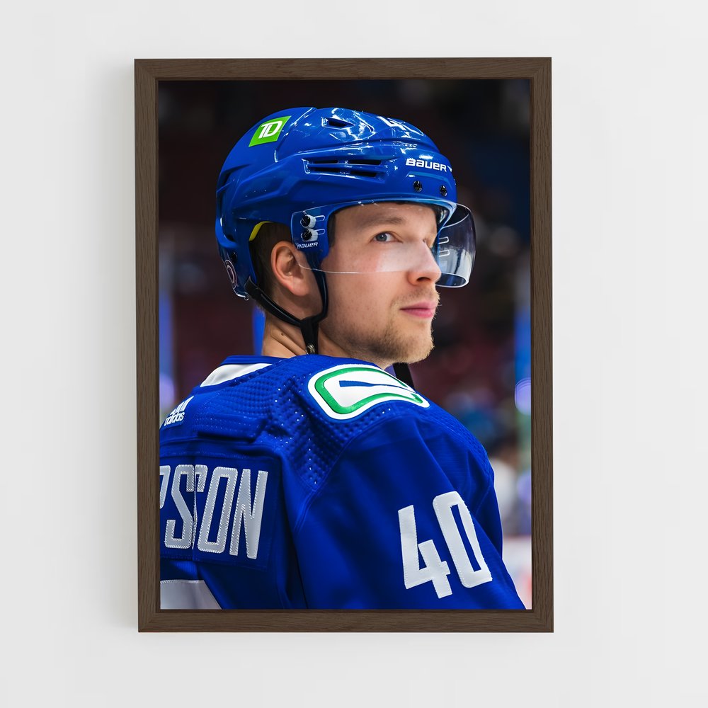 Poster Elias de pettersson – affiche Hockey sur glace (vue 5)